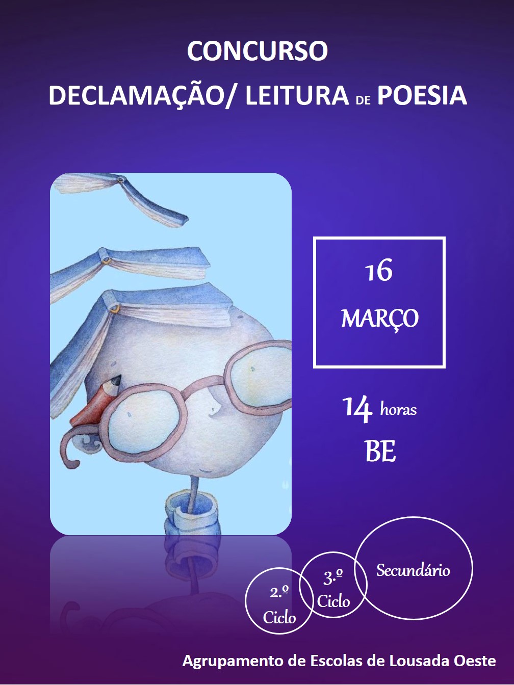 CONCURSO DECLAMAÇAO LEITURA POESIA MARCO 2022