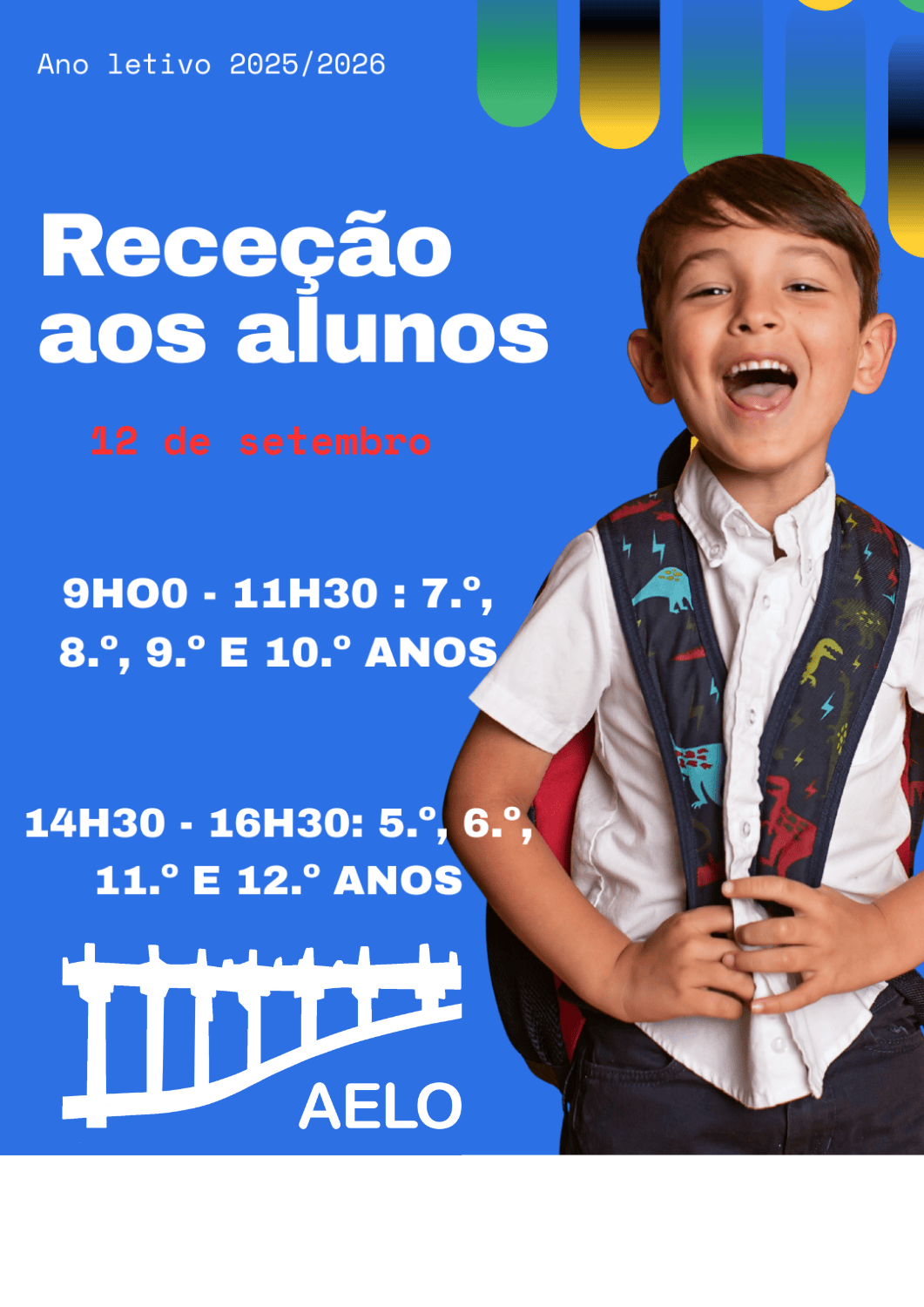 Cartaz Receção Alunos 2025 2